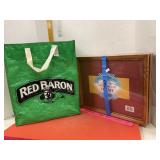 Solid Wood 11'x 14' Frames 4 NIP & Red Baron Tote