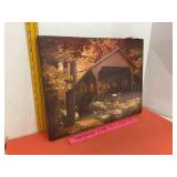 Lighted Covered Bridge Print