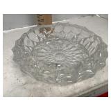 Vintage Crystal Cut Glass Ashtray