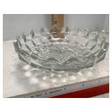 Crystal Glass Ashtray Trinket Dish