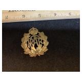 WW II RAF Brass Cap Badge Damaged
