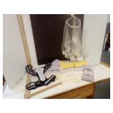 Wedding Veil,Crocheted  Stole, Gloves, Scarf &