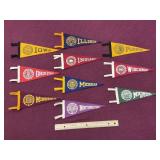 Original BIG 10 FELT Pennants 10'+ Illinois,