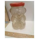 Kraft Jelly Bear Glass Jar with Lid