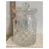Crystal Biscuit Jar