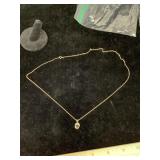 14k Pendant & 14k Chain Both Marked