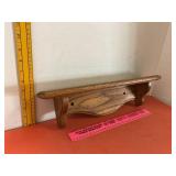 Oak Wall Shelf