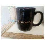 ARAMARK Terre Haute, IN Black & Gold Coffee Mug
