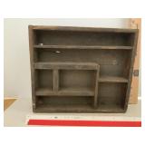 Vintage Wood Shadow Box