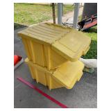 Recycling Bins Stackable 2