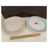 CORELLE Classic Cafe Blue Dinner Plates 5 &