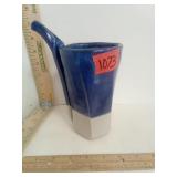 Handcrafted Ceramic Straw in Glass  with