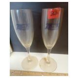AET FILMS Glass Champagne Flutes 2