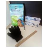 True Touch Five Finger Shedding Glove & Nail
