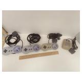Super Nintendo Contolers 3 & Nintendo  Mouse