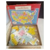 Map Of The USA Jigsaw Puzzle in Box