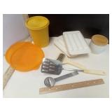 Tupperware Canister with Lid,  Hot Dog Storage