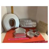Wilton Aluminum Cake Molds & Pumpkin Candy Mold
