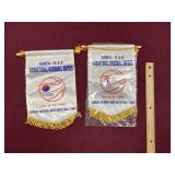 1980 Korea - USA Goodwill Games Pennants