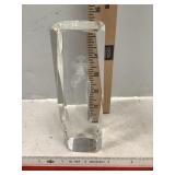Crystal Glass Laser Etched Jesus Paperweight