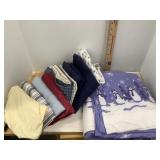 Snowman Flat Sheet & Pillowcases