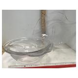 Vintage Crystal Glass Serving Bowls