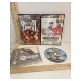 PlayStaytion 2 Guitar Hero II, Nascar 06, Nascar