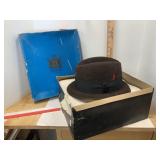 Vintage Brown Felt Fedora Knox New York
