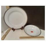 Gorham Warwick Platinum Serving Platter & S
