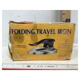 Folding Travel Iron In Box