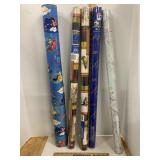 Wrapping Paper Lot Disney Aladdin Hanukkah