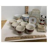 Teacups Mugs Saucers Candy Jar & More
