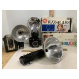 Vintage Argus & Beacon II Cameras & Flashbulbs