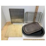 Various Kitchenwares Thermoplate, Cutting Board