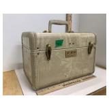 Vintage Beige Marbled Samsonite Train Case