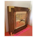 MCM Linden Wall Clock Battery Operated