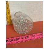 Marbles In Odd Shaped Jar