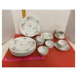 Theodore Haviland Limoges Plates Saucers 6 Ea