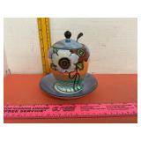 Notikake Sugar Bowl Under Plate & Spoon