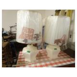 Ginger Jar Lamps With  Shades