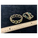 Bracelets Green Tones