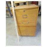 Wood 2 Drawer File Cabinet