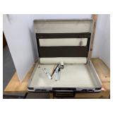Vintage Briefcase W/ Keys & Pens & Etc.