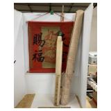 Hanging Wall Scrolls & Map