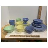 Vintage MCM Moderntone Hazel Atlas Dinnerware