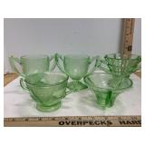 Uranium Glass Depression Federal Lovebirds