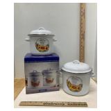 Home Trends Porcelain Enamel Stockpot Set