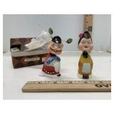 Chinese Folk Art Clay Figurines Bobbles