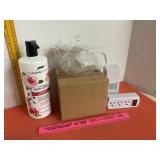 Goneby Glass Teapot NIB Outlet Adapter & More