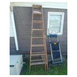 Warner Wooden 8ft Step Ladder